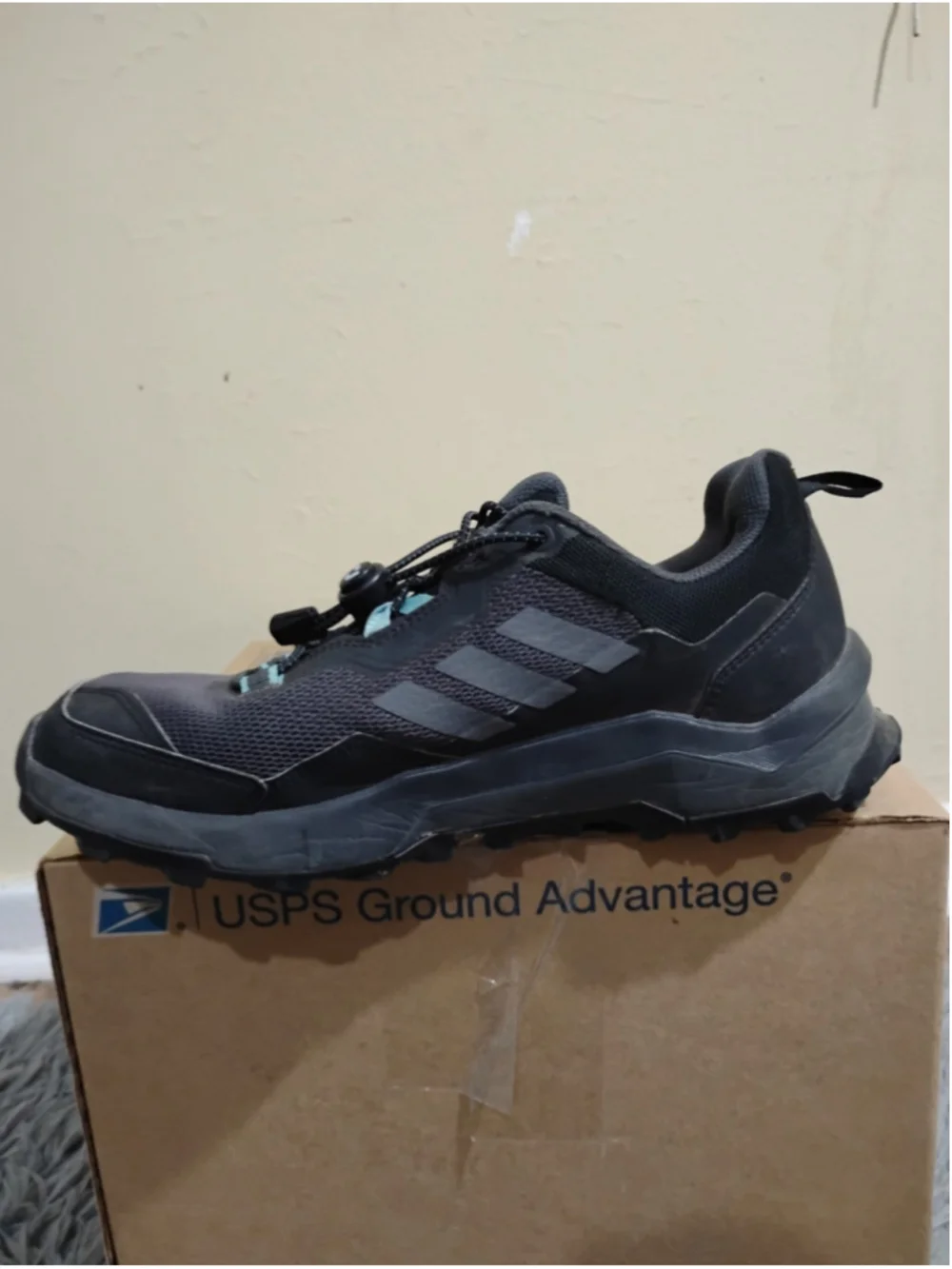 adidas Terrex AX4Women's Size 9 Hiking Shoes Black Gray Sneakers FZ3255